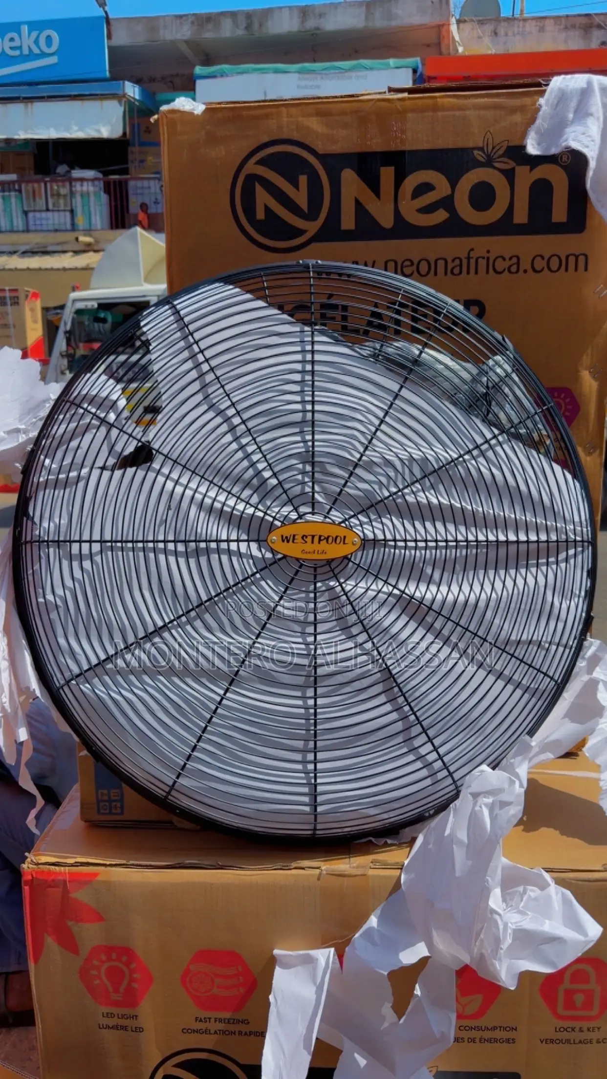 Westpool Wall Fan 30 Inches