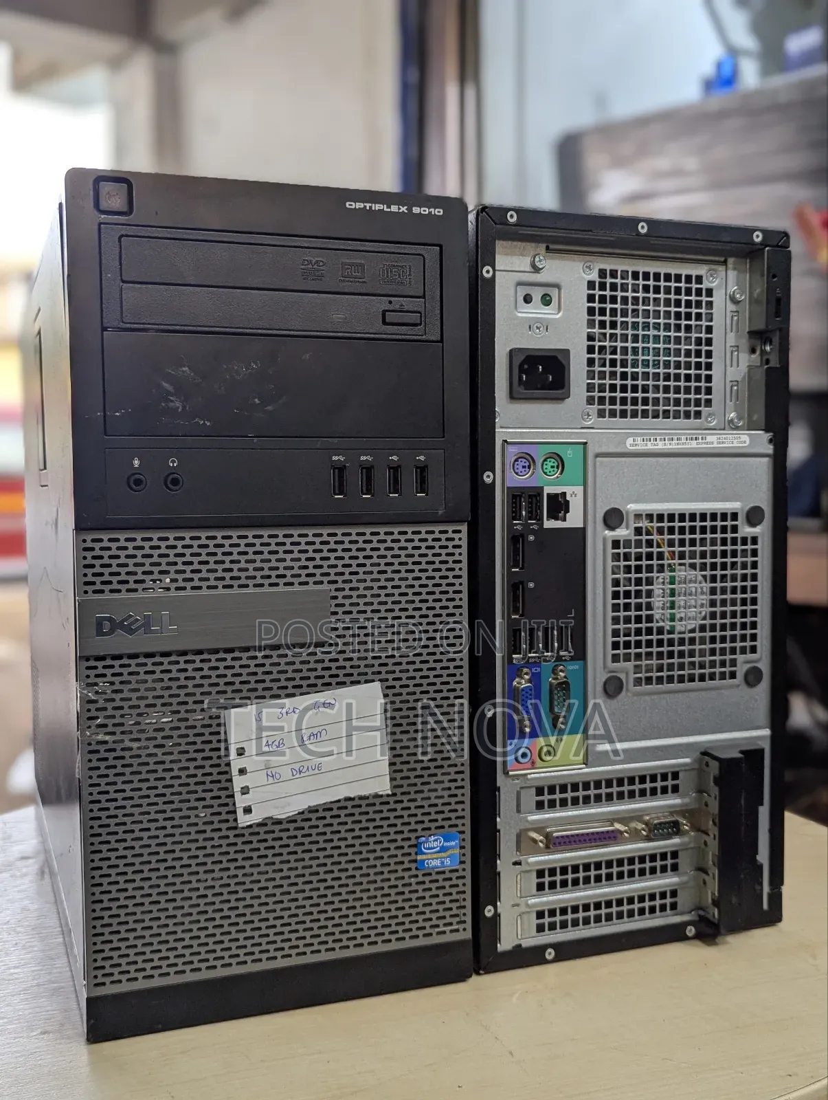 Desktop Computer Dell OptiPlex 9020 8GB Intel Core I5 HDD 500GB