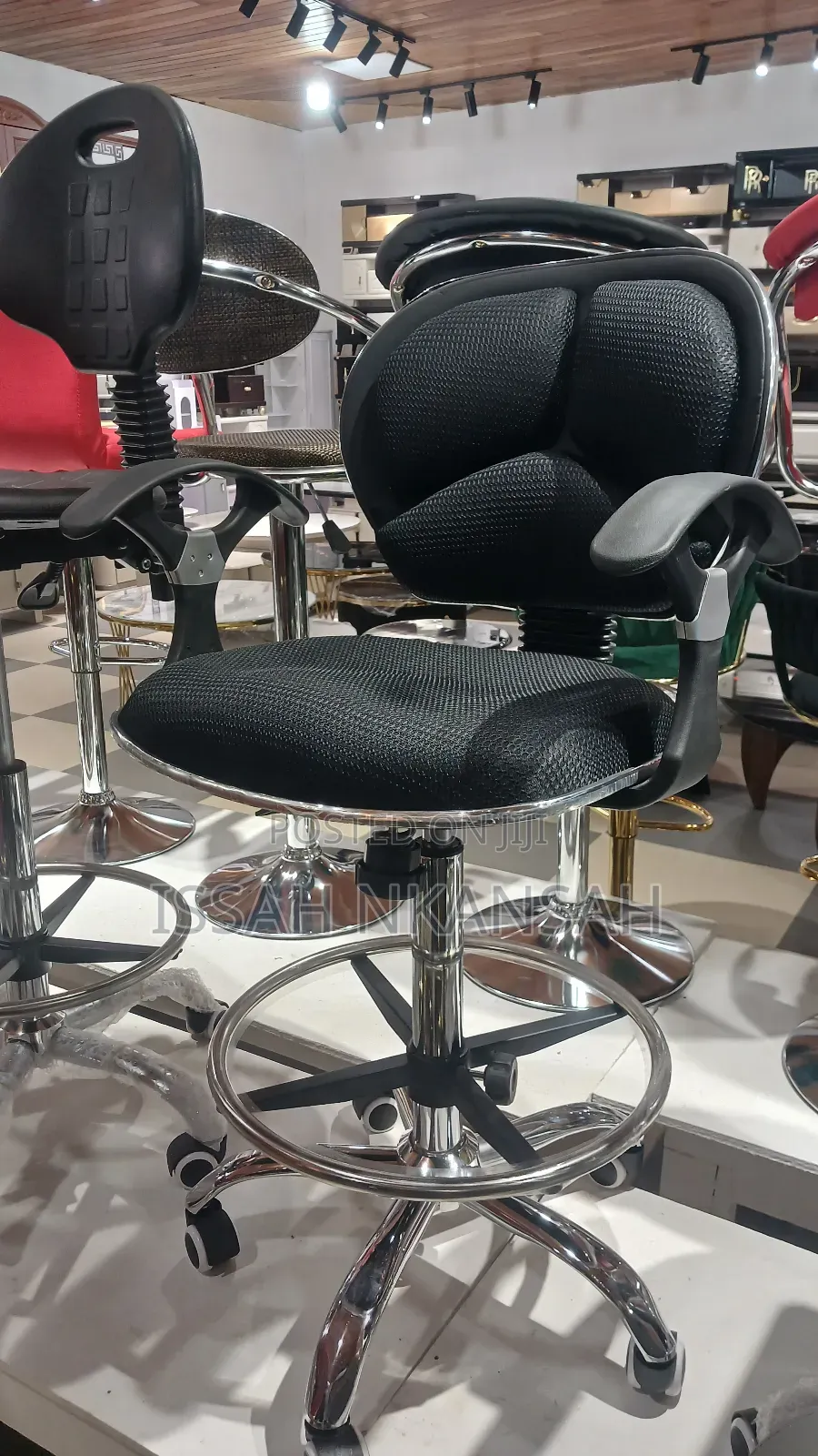 Barbering Adjustable Chair
