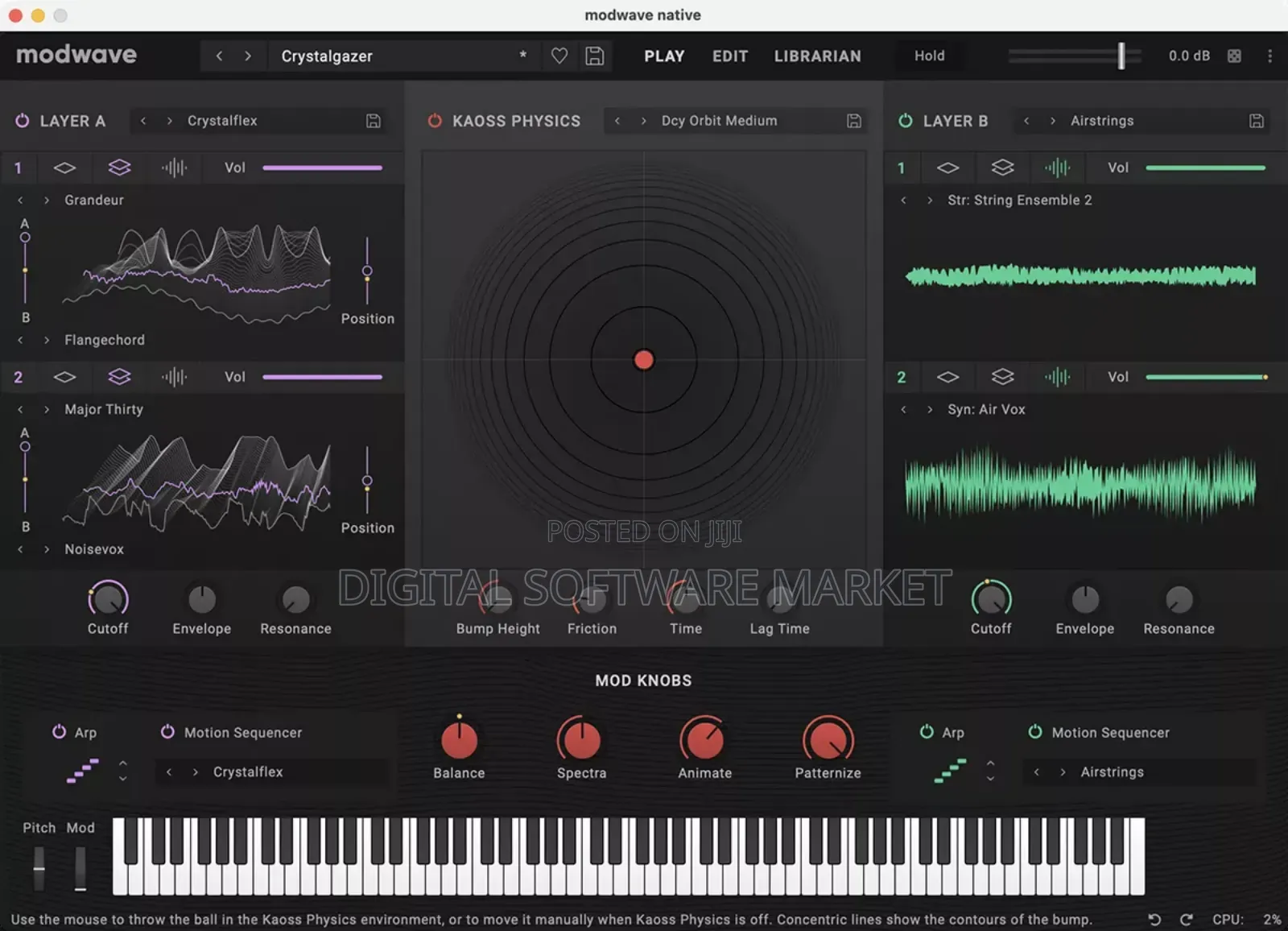 Korg Modwave Native V1.3.6 for Macos
