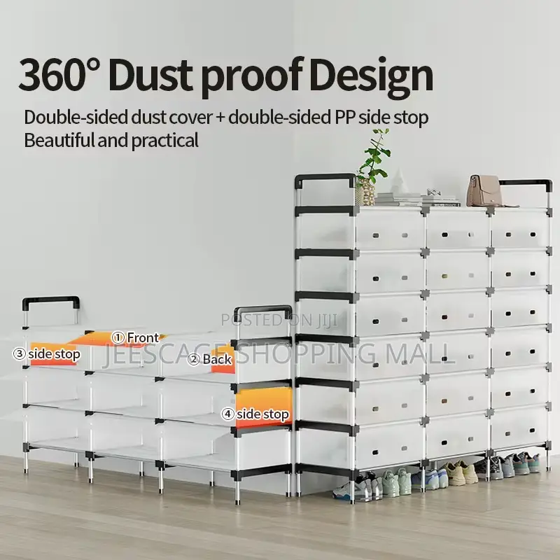 40-50 Pairs of Shoes Dust-Proof Shoe Rack -Organizer