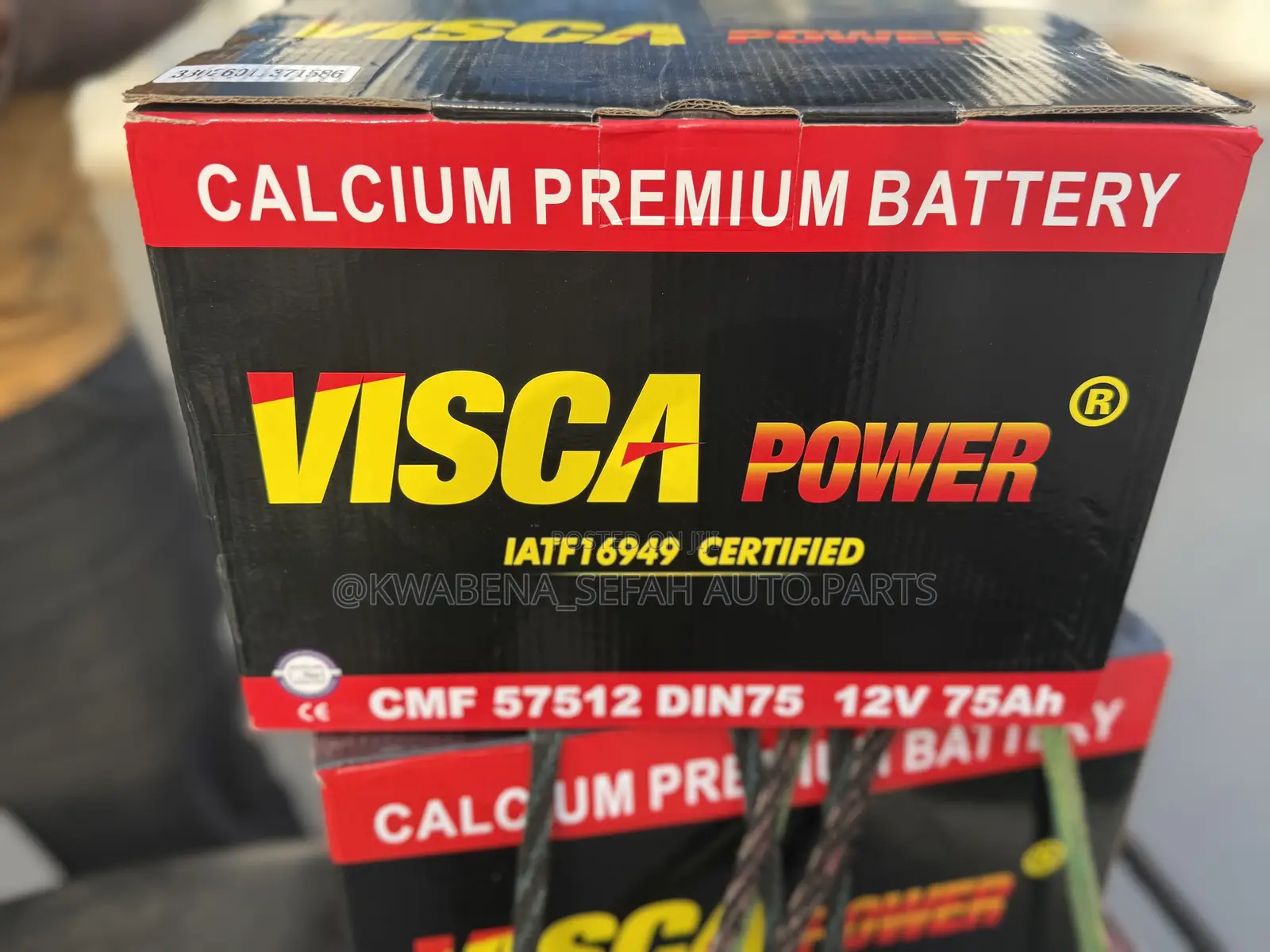 Original Visca Battery 15 Plate Available For All Cars