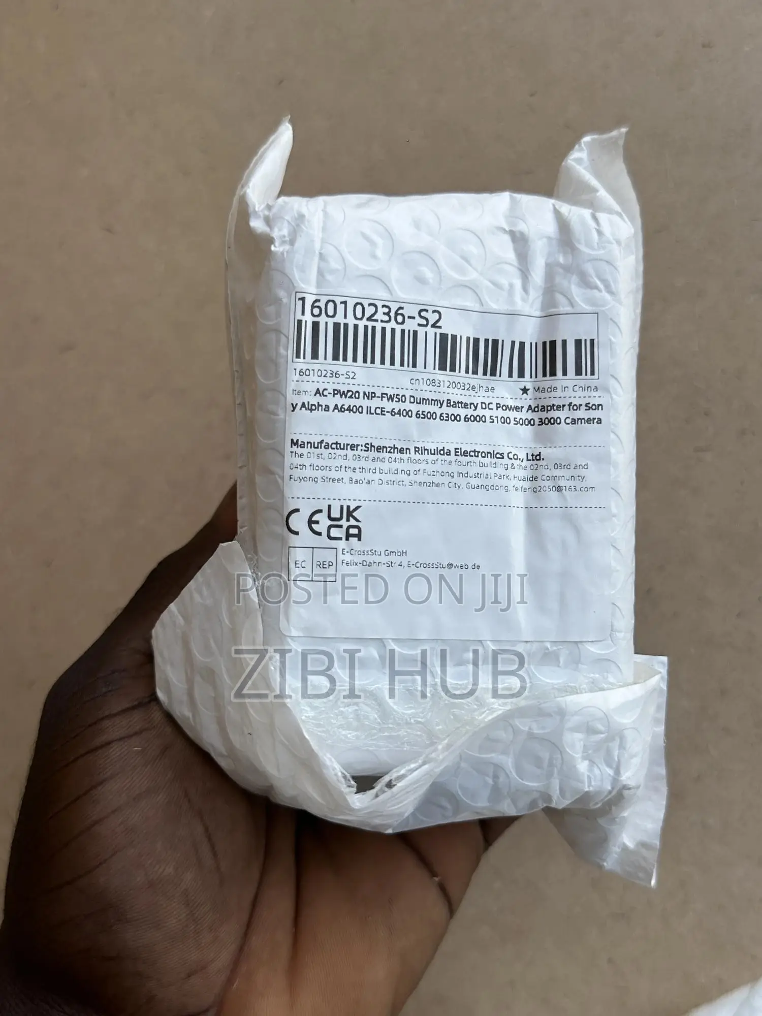 Dummy Battery for Canon Eos R , Sony Sony Alpha and R8