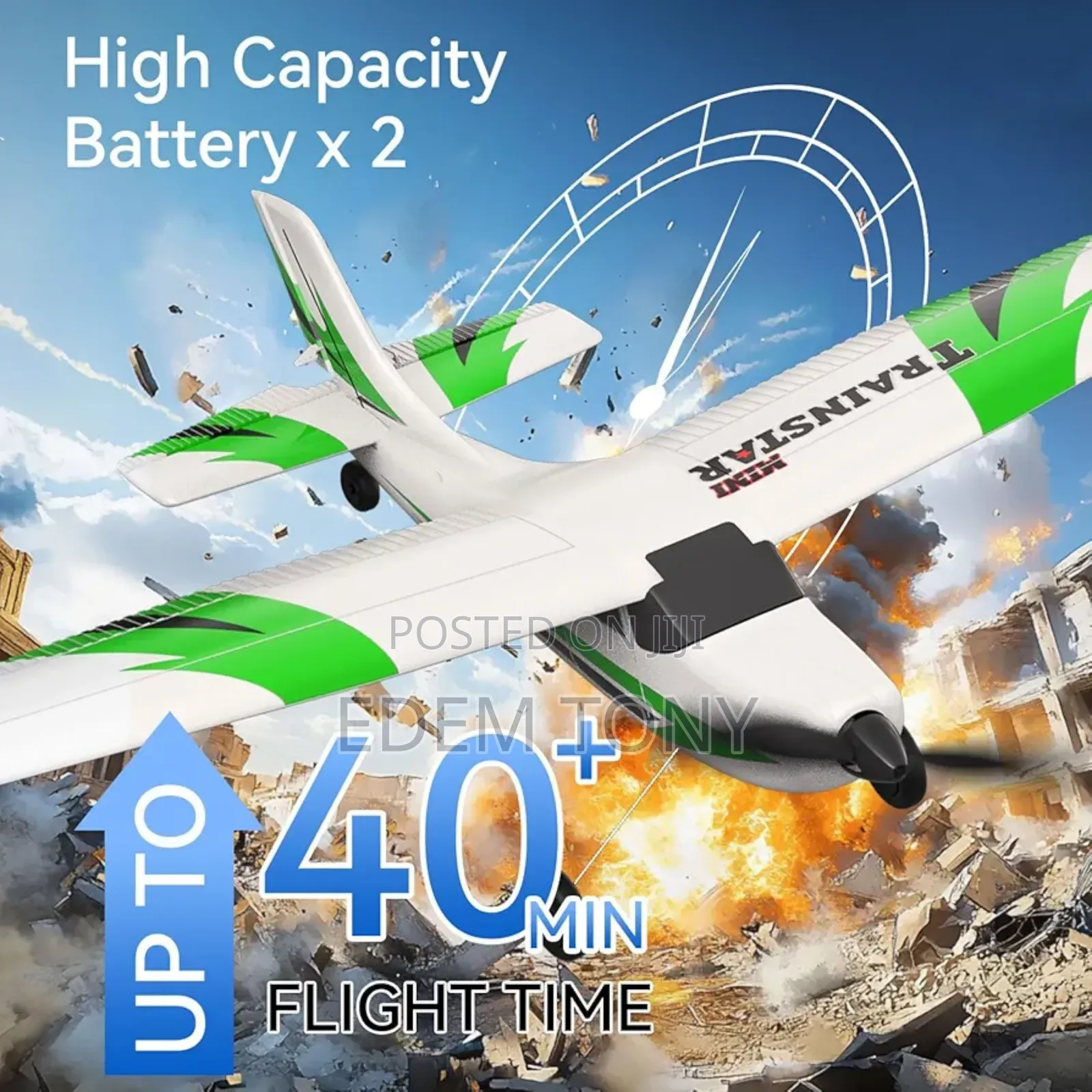 Volantexrc Mini Trainstar Remote-Controlled Airplane