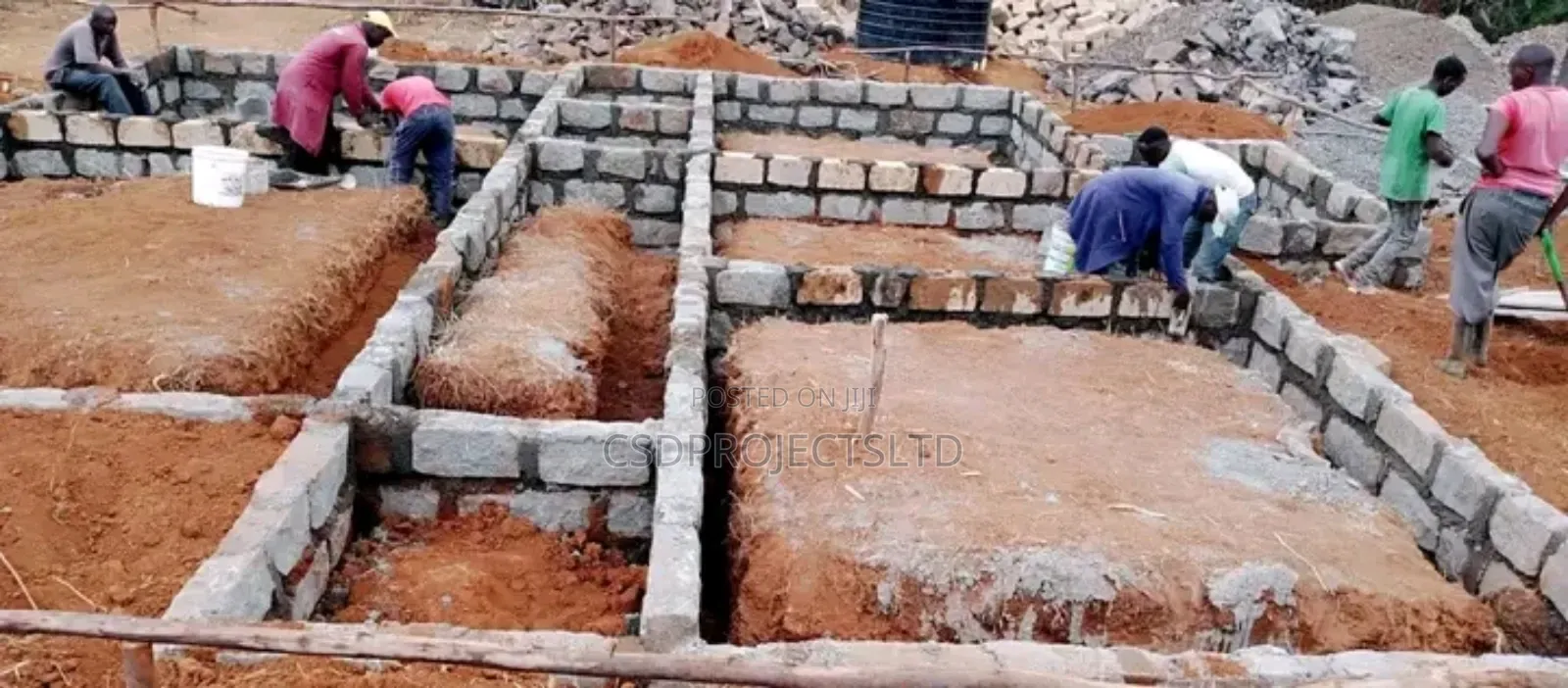 Building Foundation, Block Laying All Mason Work