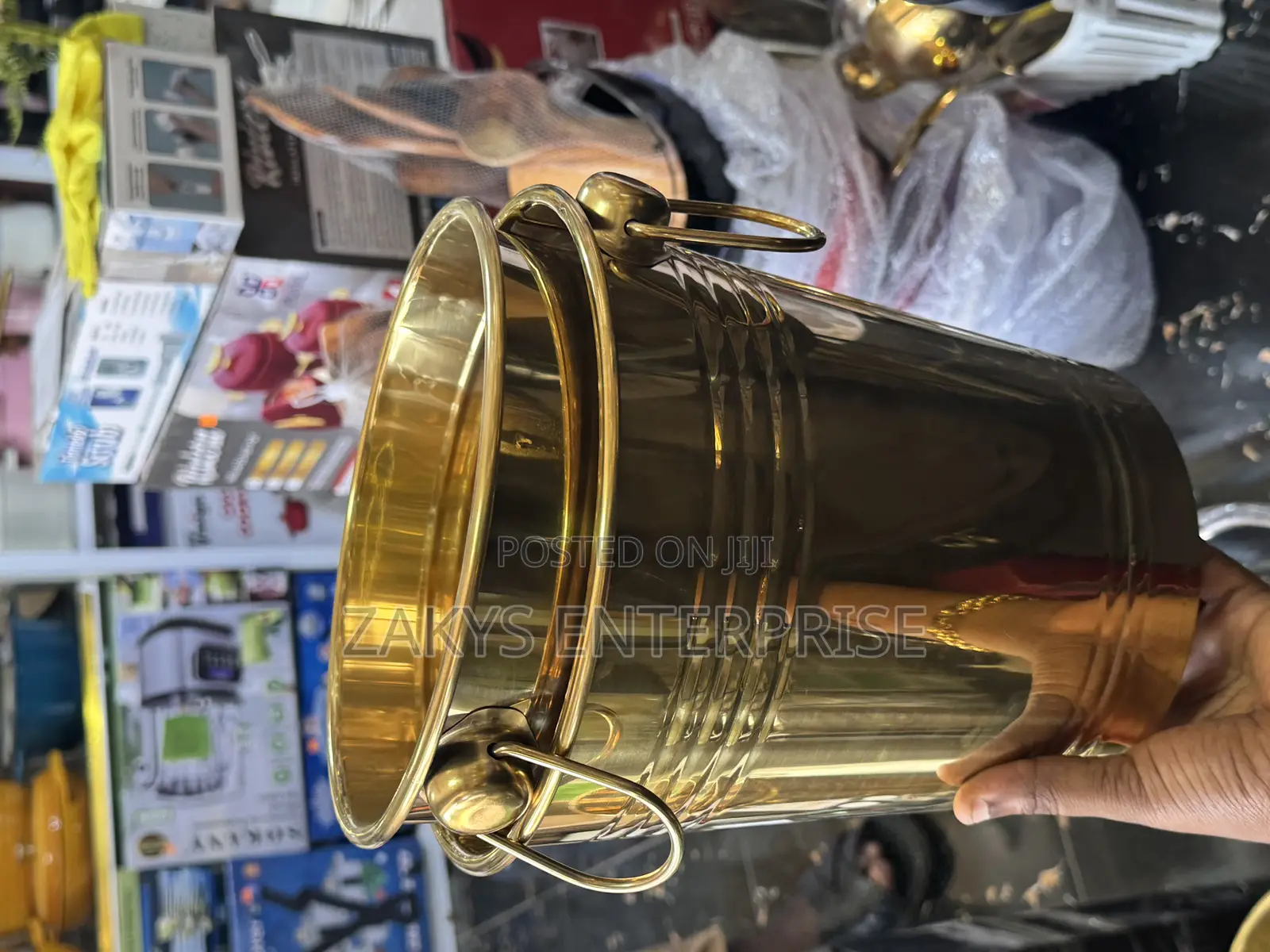 Golden Ice Bucket