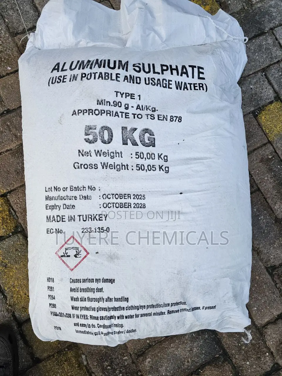 Aluminium Sulphate 3-5mm Granular 50kg