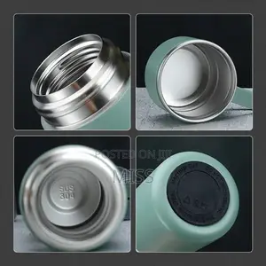 Thermos Vacuum Flask Stainless Steel Water Bottle Gift Set With 2 Cup