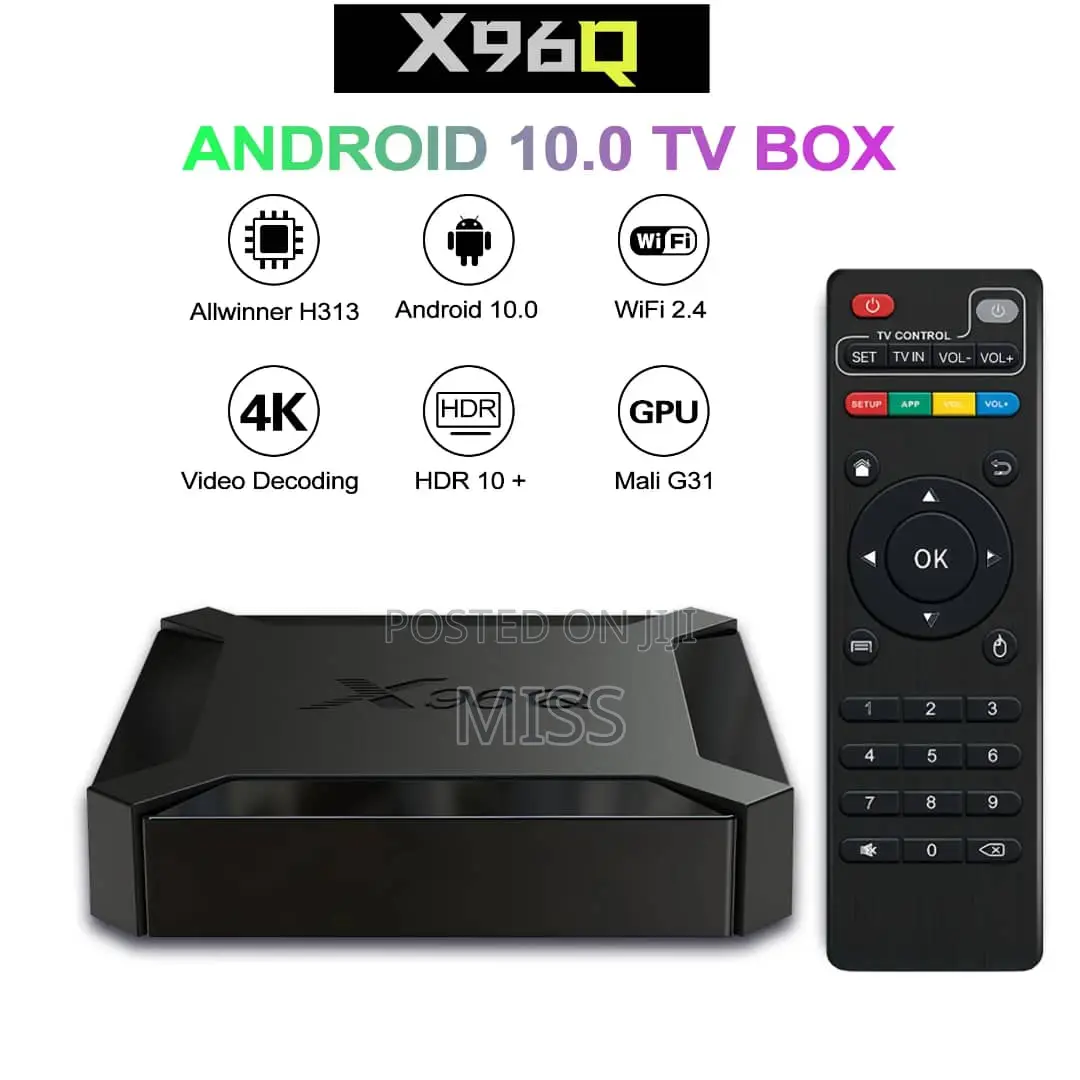 X96q Smart Tv Box Allwinnerh313 Quad Hdr10+ 2gb Ram 16gb Rom