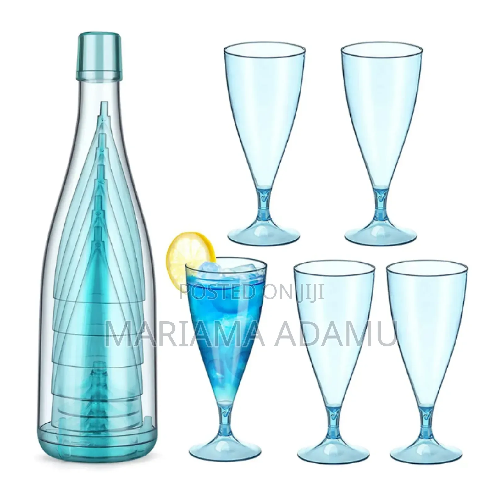 Bottle With Wine Cups
