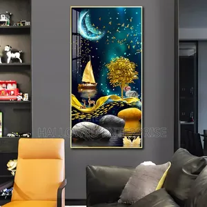 Gold Art Wallpaper Frame