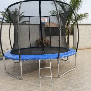 Trampoline 12ft With Safety Net Capacity 5-8