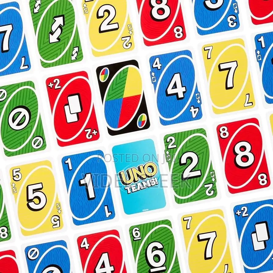 Uno Teams Card Game