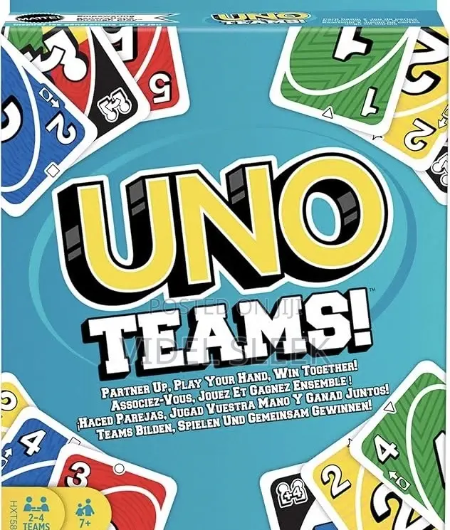 Uno Teams Card Game