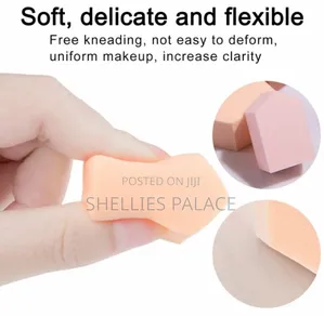 Solid Color Latex Free and Vegan Makeup Sponge Foam Wedges