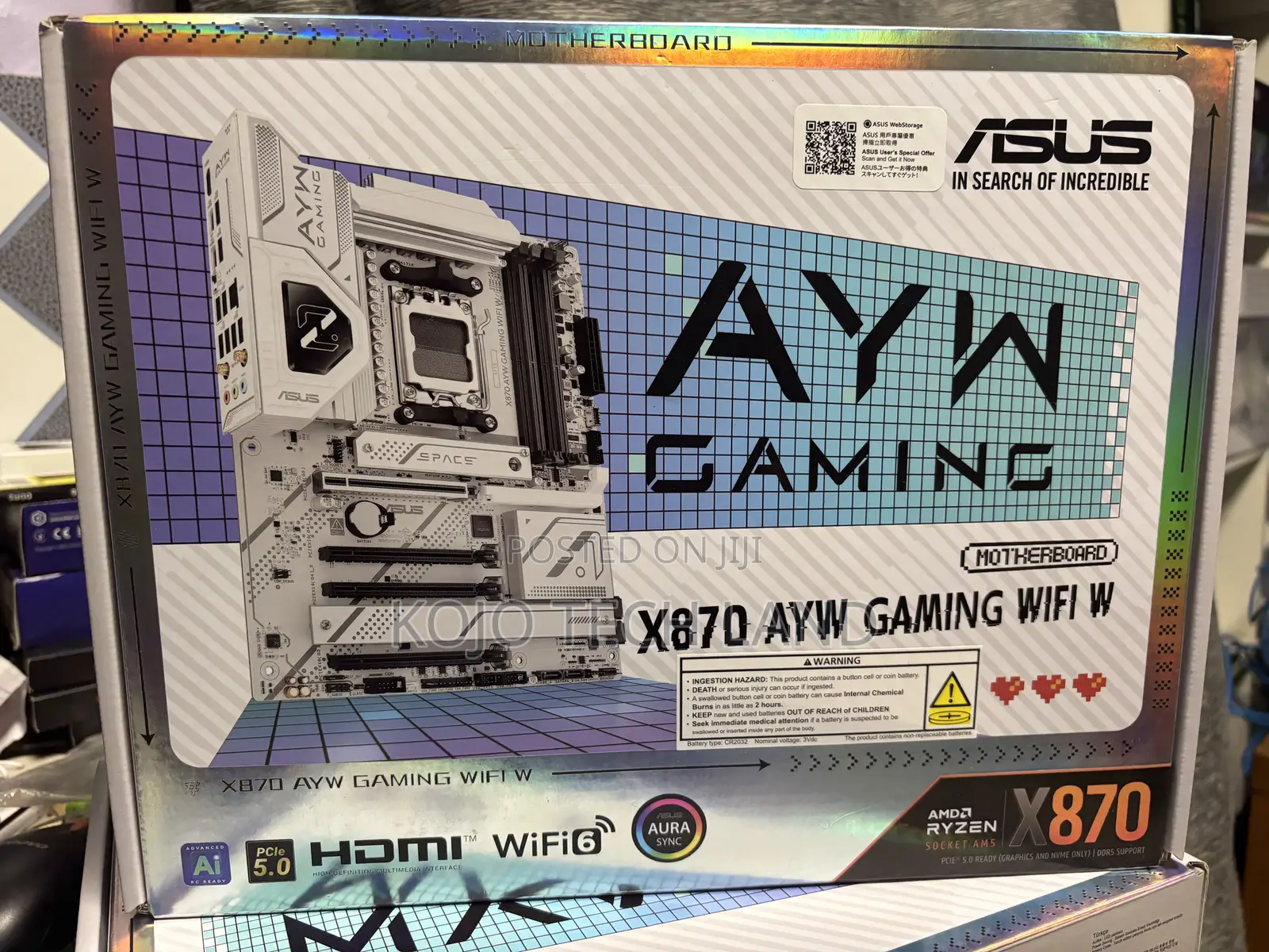 Asus X870 Ayw Gaming Wifi W Amd X870 Am5 Atx Motherboard