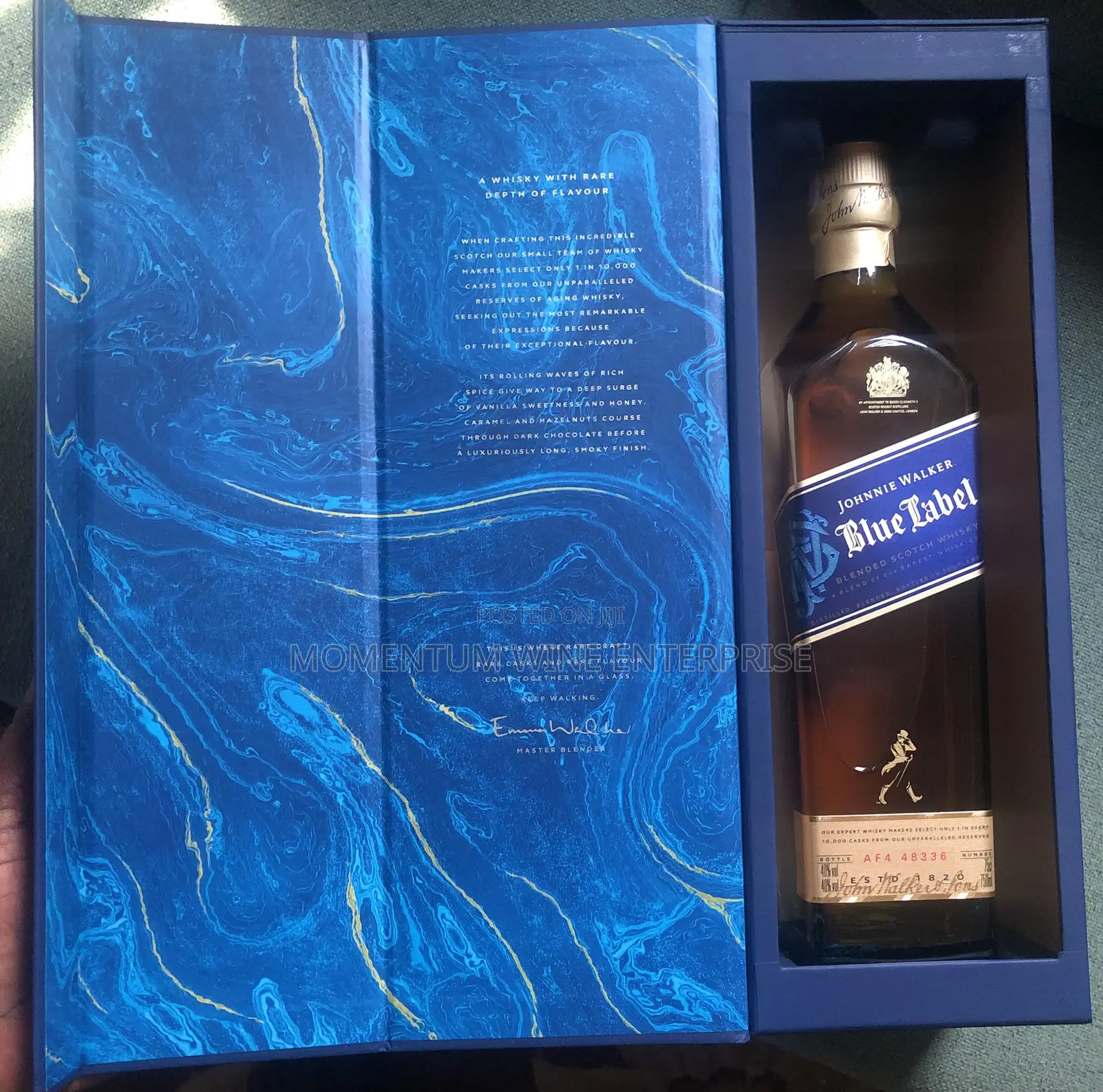 Johnnie Walker Blue Label Blended Scotch Whisky 75cl