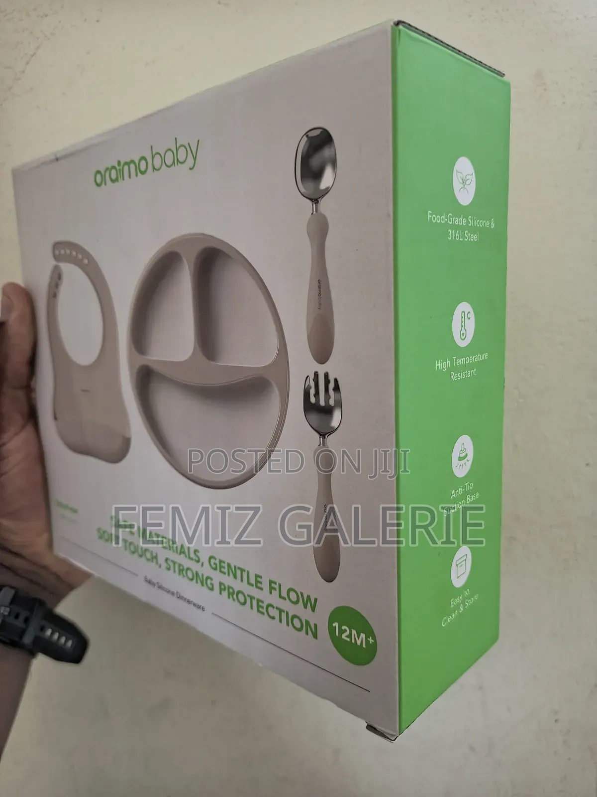 Oraimo Babyfeast Food-Grade Silicone Baby Dinnerware
