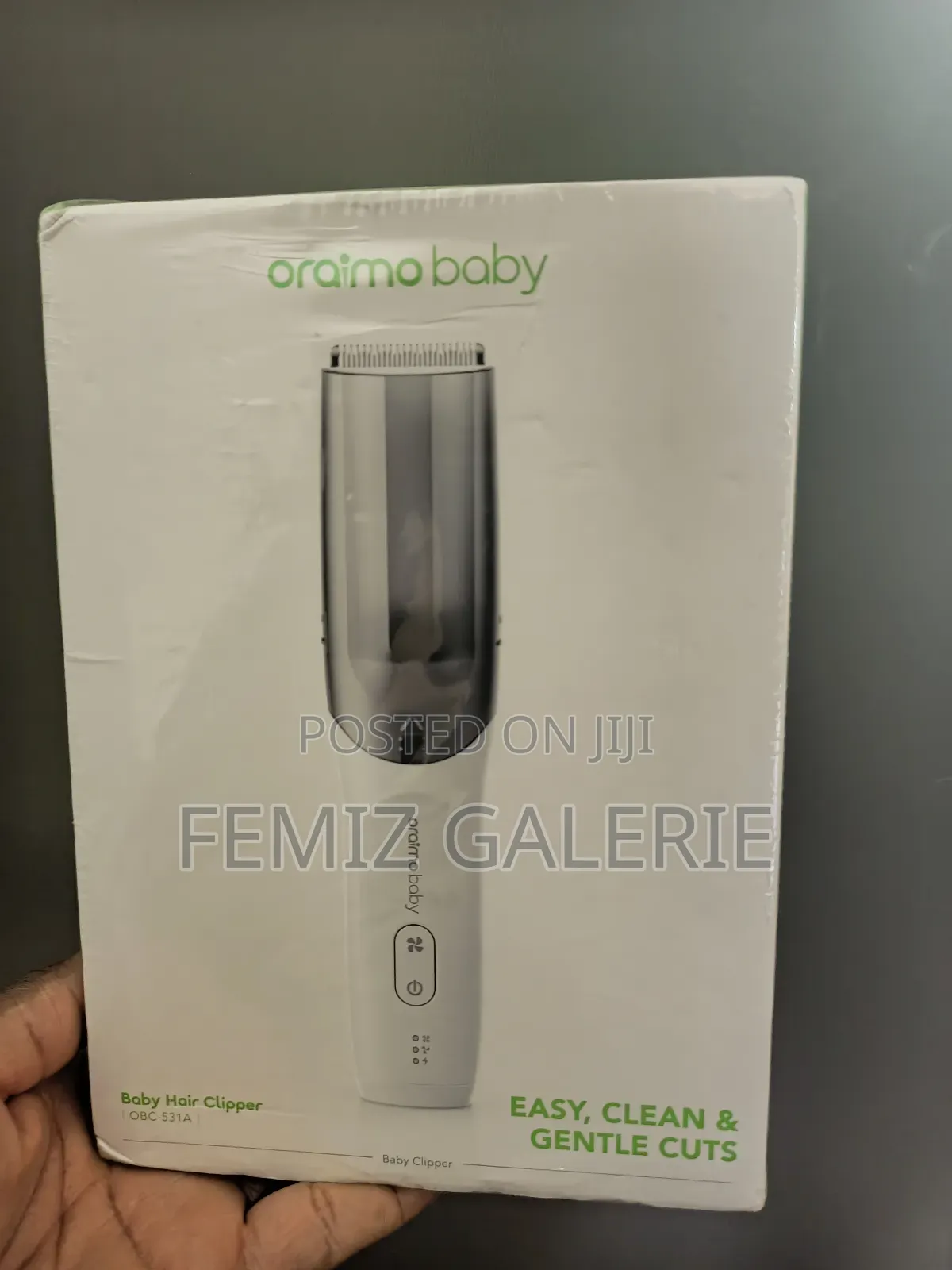 Oraimo Babyclipper Ipx7 Smart Vacuum Baby Hair Clipper