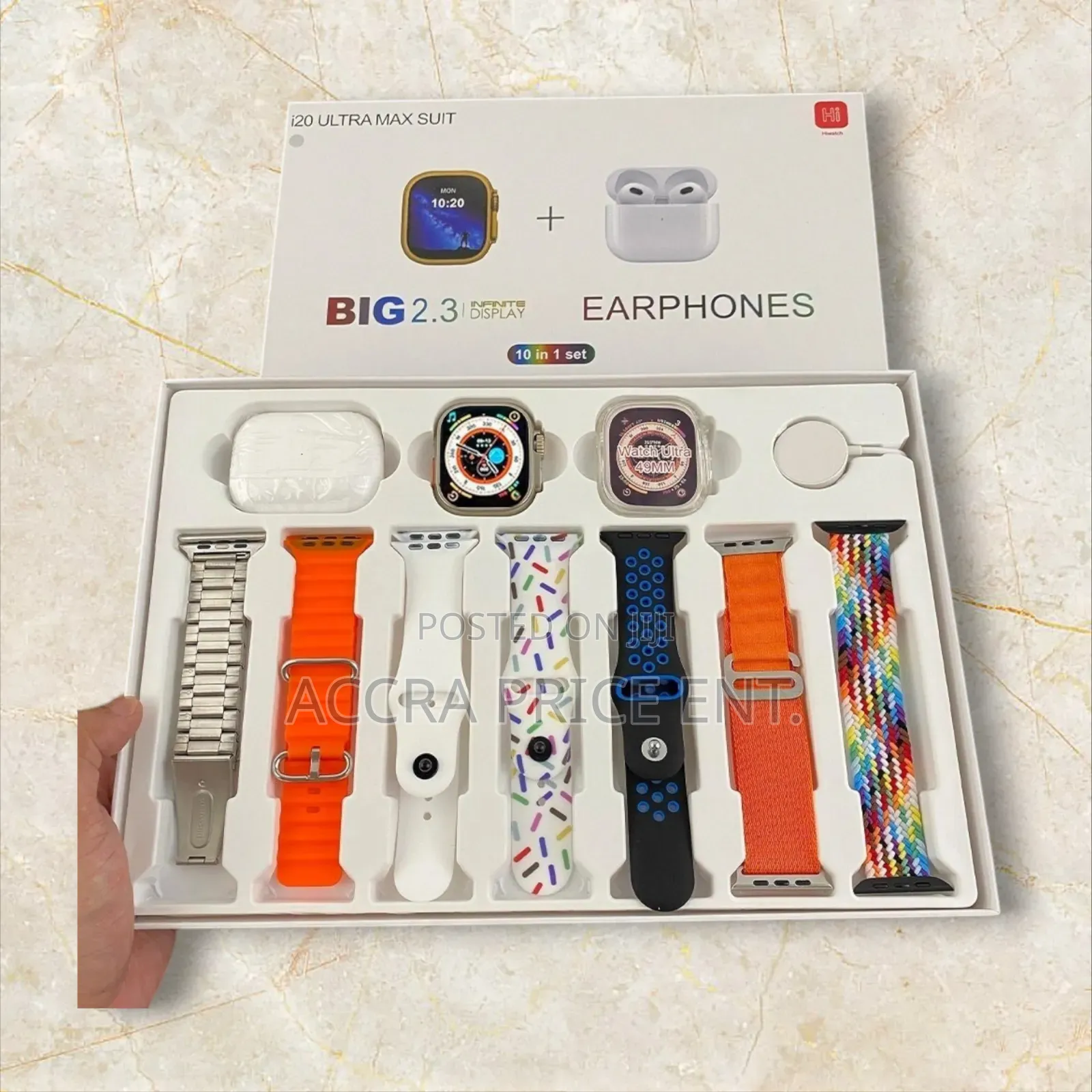 I20 Ultra Max Suit Combination Smartwatch (986375)