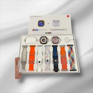 I20 Ultra Combination Smartwatch 10 in 1 Set (975643)