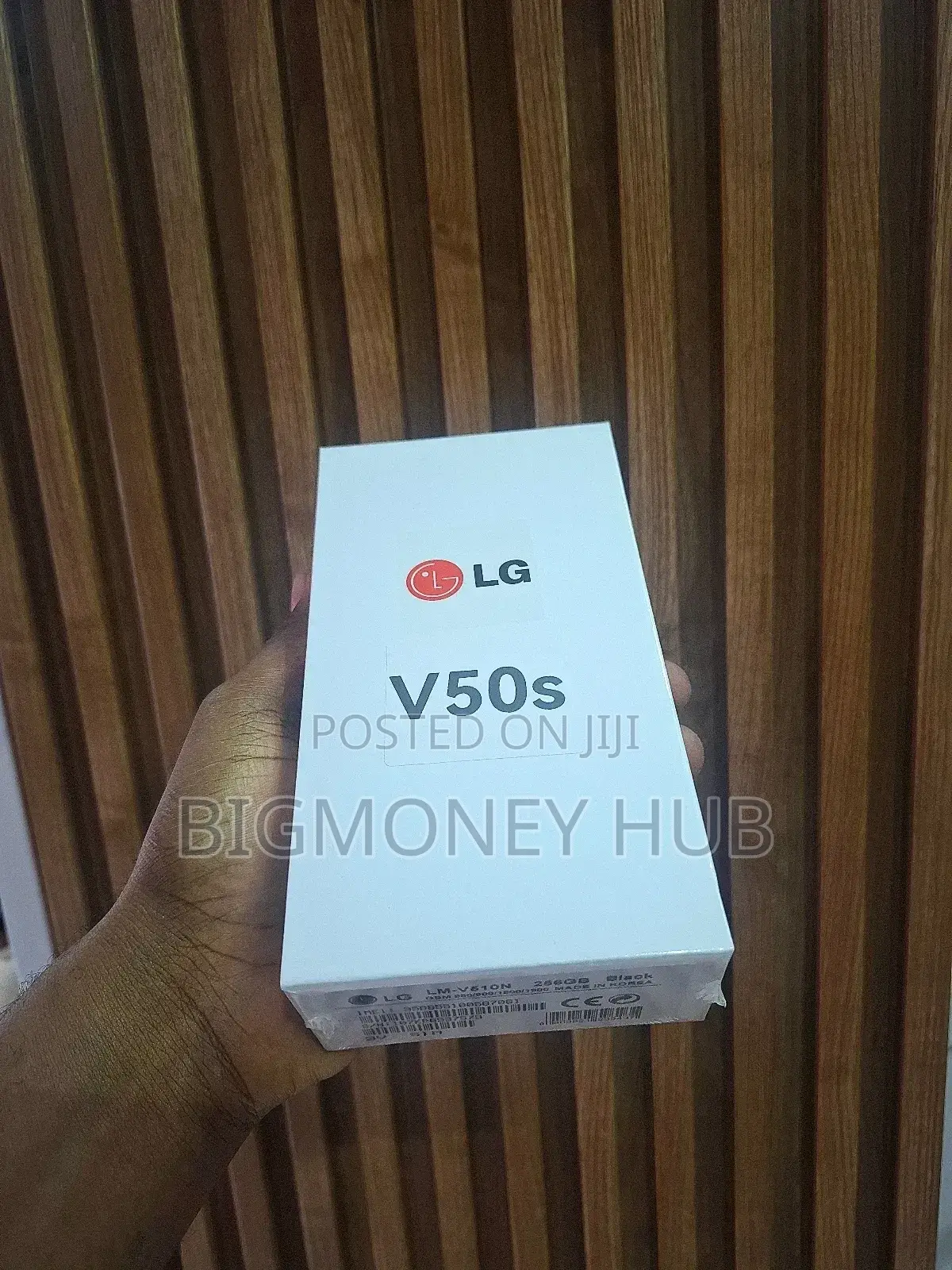 New LG V50S ThinQ 256 GB Black