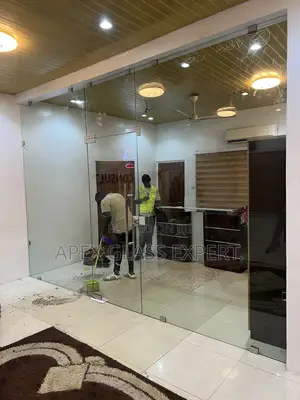 Frameless Single Glass Door.