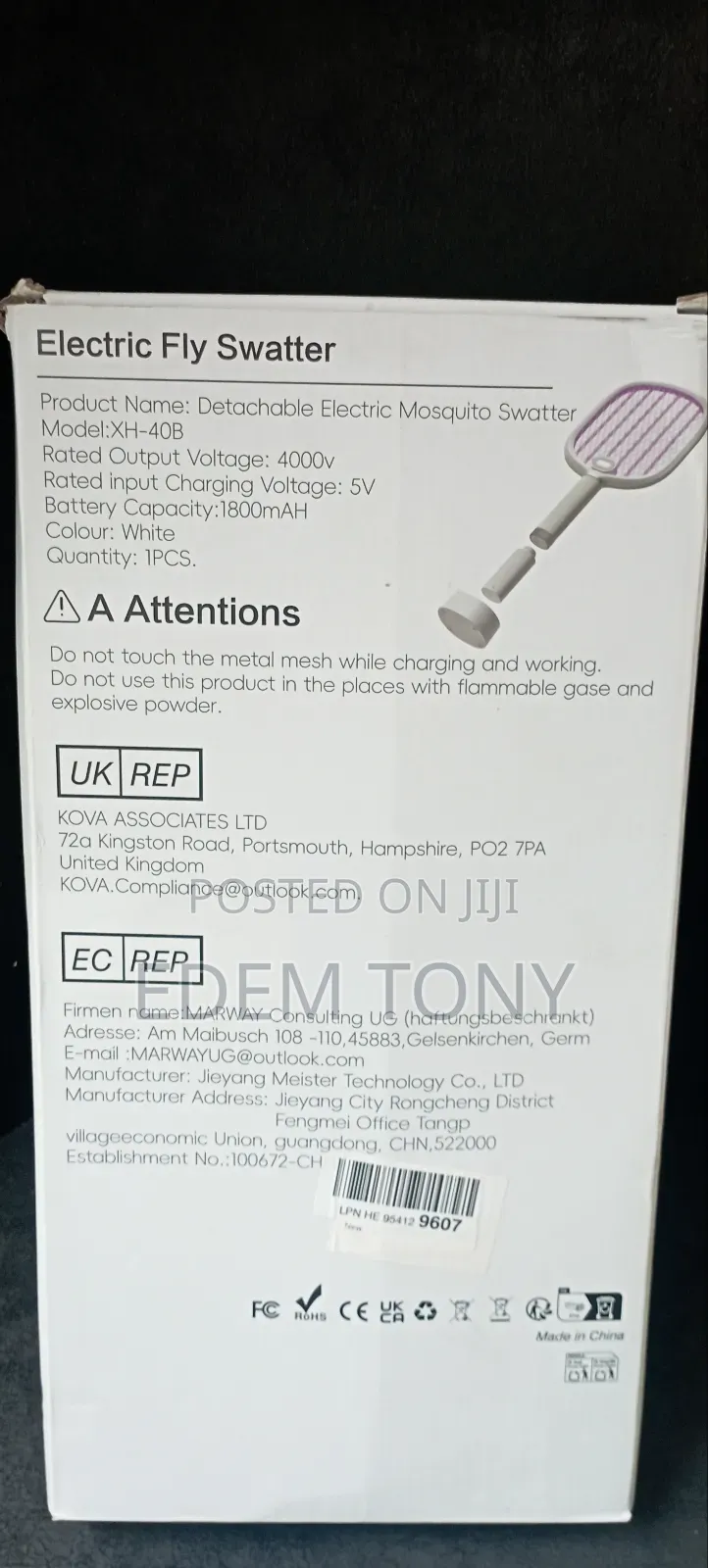 Palone Electric Fly Swatter