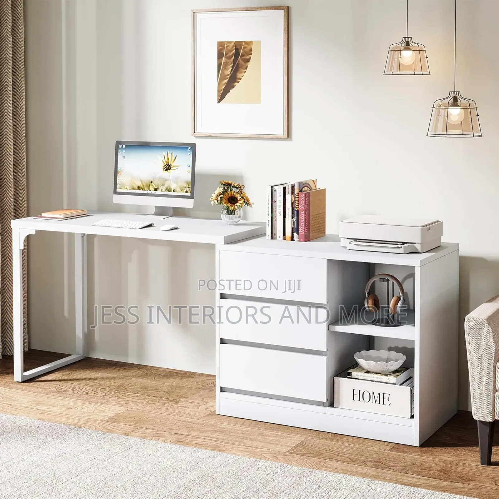 Computer Desk (Reversible)L - Shaped