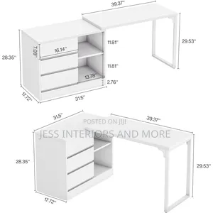 Computer Desk (Reversible)L - Shaped