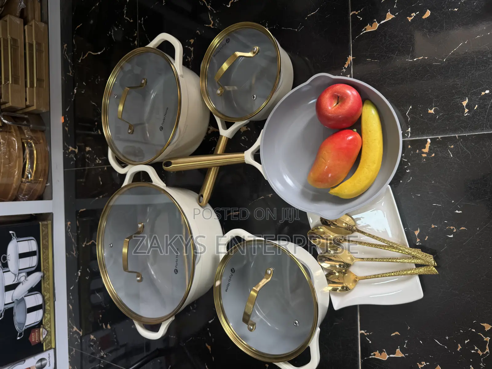 High Quality Ceramic Non Stick Cookware Set 9pcs