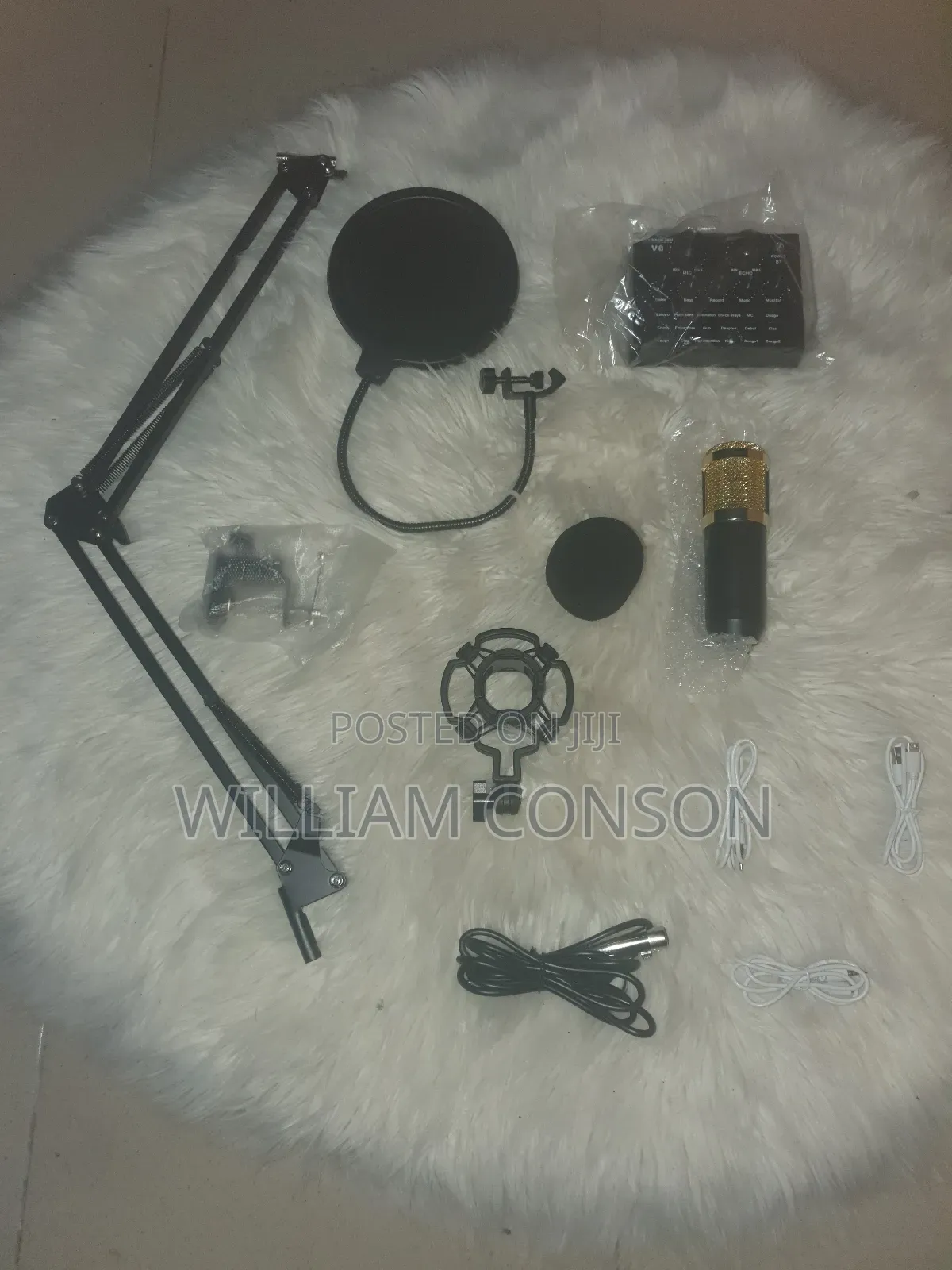 Condenser Microphone With Sound Card