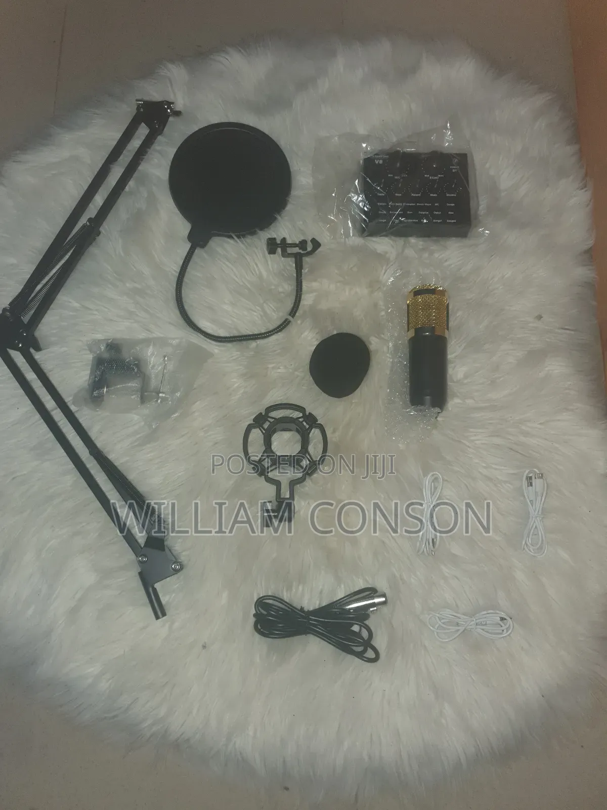 Condenser Microphone With Sound Card