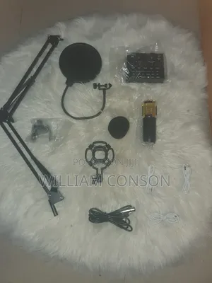 Condenser Microphone With Sound Card