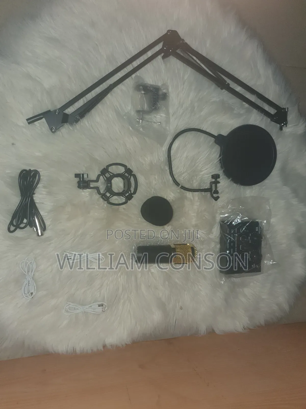 Condenser Microphone With Sound Card