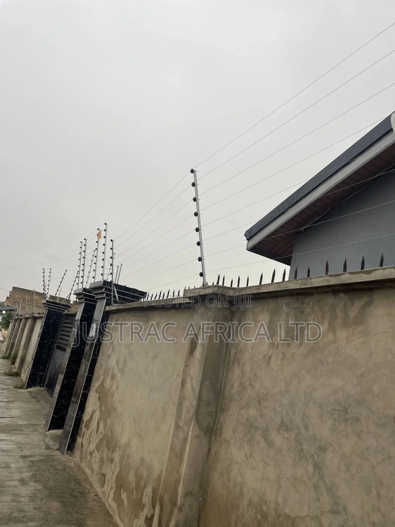 8 Lines Electric Fencing and CCTV