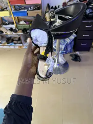 Original Aaronfaiy Covered Block Heel Sandals