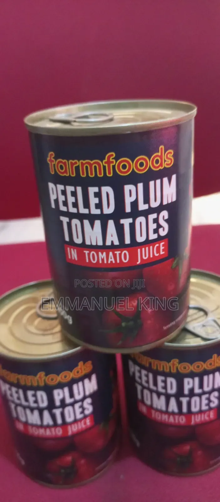 Plum/Peeled Tomatoes From Uk