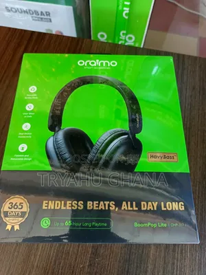 Oraimo Ohp-317 Boompop Lite – 65h Wireless Headphones With Deep Bass