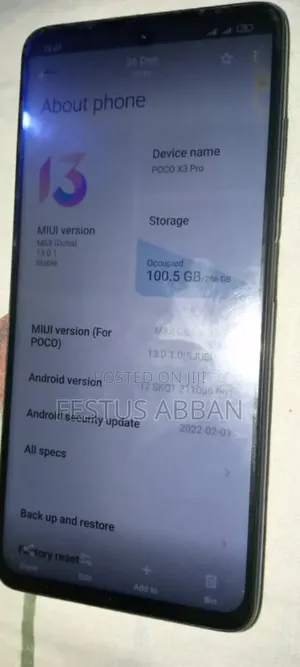 Xiaomi Poco X3 Pro 256 GB Blue