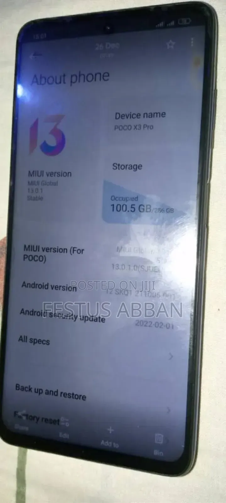Xiaomi Poco X3 Pro 256 GB Blue