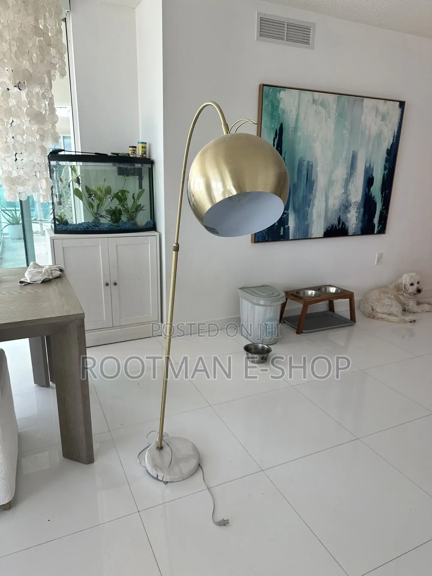 Modern Gold Floor Lamp – Stylish