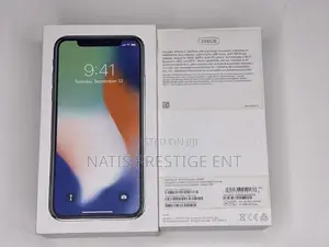 New Apple iPhone X 256 GB Black
