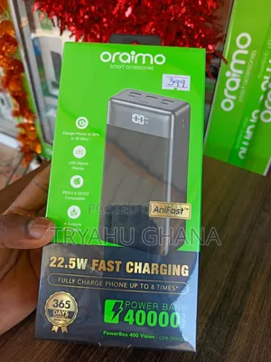 Oraimo Opb-7400q – 40000mah Power Bank With 22.5w Fast Charging
