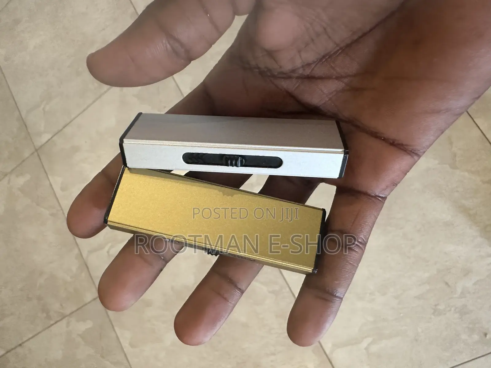 Premium Usb Rechargeable Electric Arc Lighter - Gold Edition