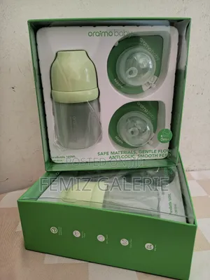 Oraimo Purebottle 160 160ml Anti-Colic Silicone Glass Baby Bottle