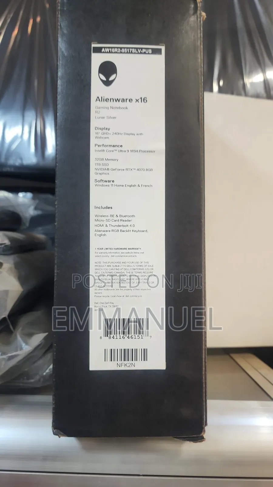 New Laptop Alienware M17x R2 32GB Intel Core Ultra 9 SSD 1T