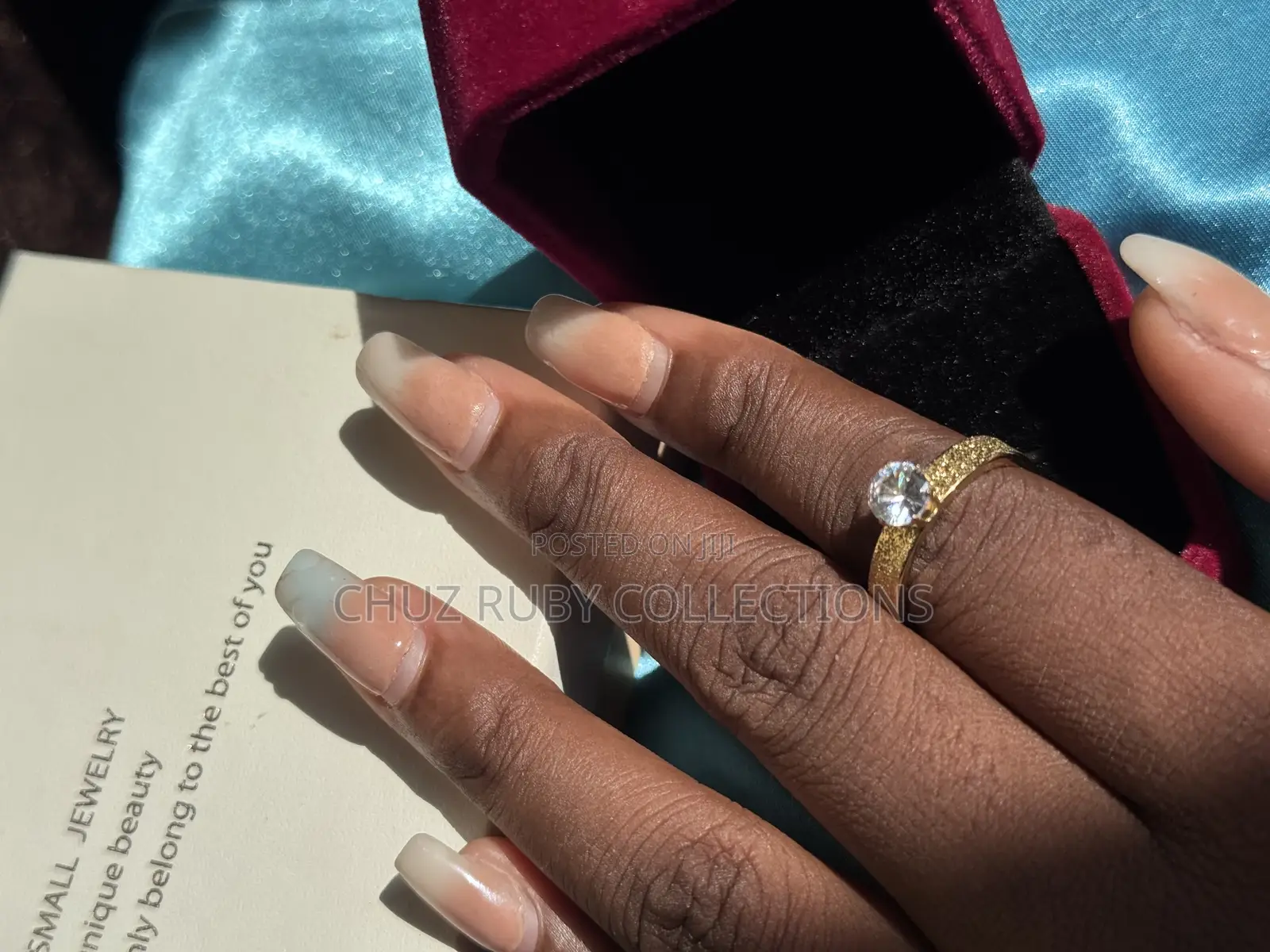 Gold Titanium Promise Rings