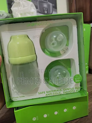 Oraimo Purebottle 160 160ml Anti-Colic Silicone Glass Baby Bottle
