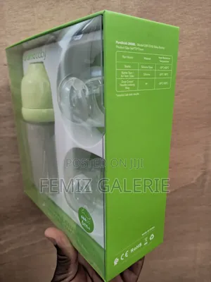Oraimo Purebottle 240 240ml Anti-Colic Silicone Glass Baby Bottle
